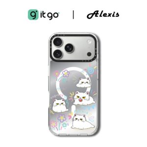 เคส Alexis Cartoon Mirror IP-17Promax(Black) MR03