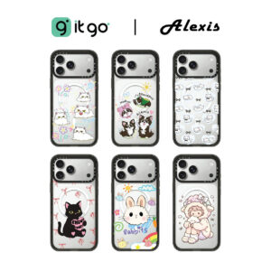 เคสใสขอบดำ Alexis Cartoon ST Black V.9 – Soft Cute Collection